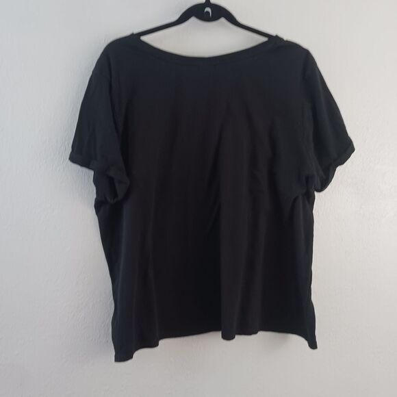 Torrid black crop top short sleeve be king size 2X - Picture 5 of 5